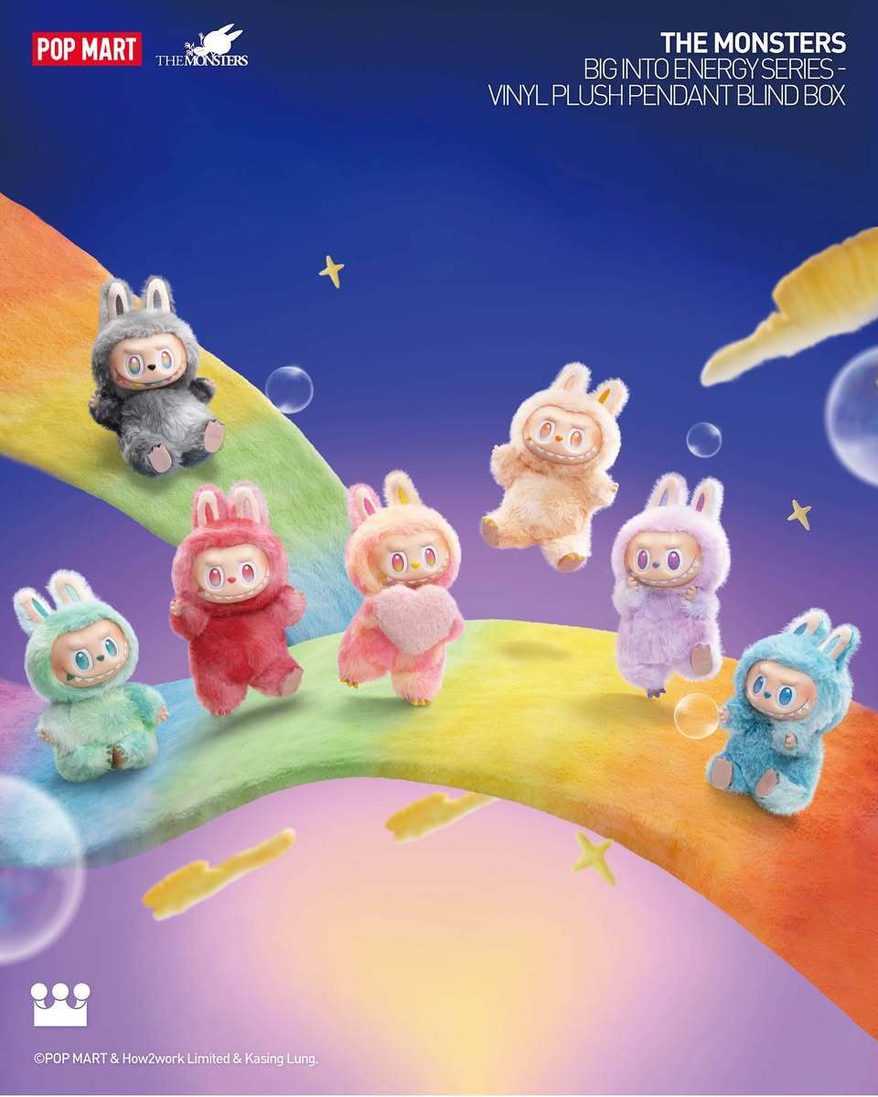 POP MART Big into Energy ぬいぐるみアソー トボックス POP MART Big into Energy ぬいぐるみアソー トボックス（THE
