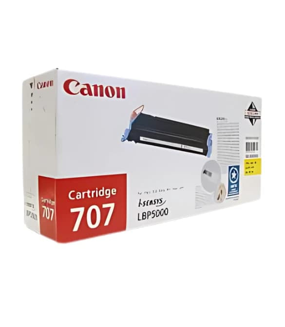 Canon 707 Yellow Genuine Toner Cartridge - Professional Color Laser Printing - High Definition Output - Compatible with i-SENSYS LBP5000 and LBP5100 - Yellow Canon 707 Yellow Genuine Toner Cartridge - Professional Color Laser Printing - High Definition Output - Compatible with i-SENSYS LBP5000 and LBP5100 - Yellow