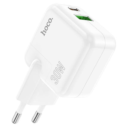 Lucky C111A Dual-Port 30W PD + QC3.0 Fast Charger EU