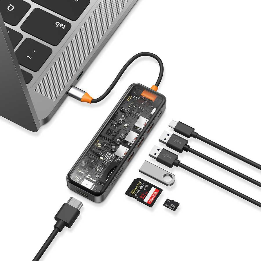 موزع WIWU Cyber 7 في 1 من النوع C موزع WIWU Cyber 7 في 1 من النوع C