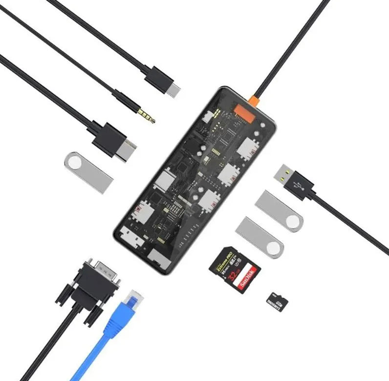 موزع WIWU Cyber 11 في 1 من النوع C موزع WIWU Cyber 11 في 1 من النوع C