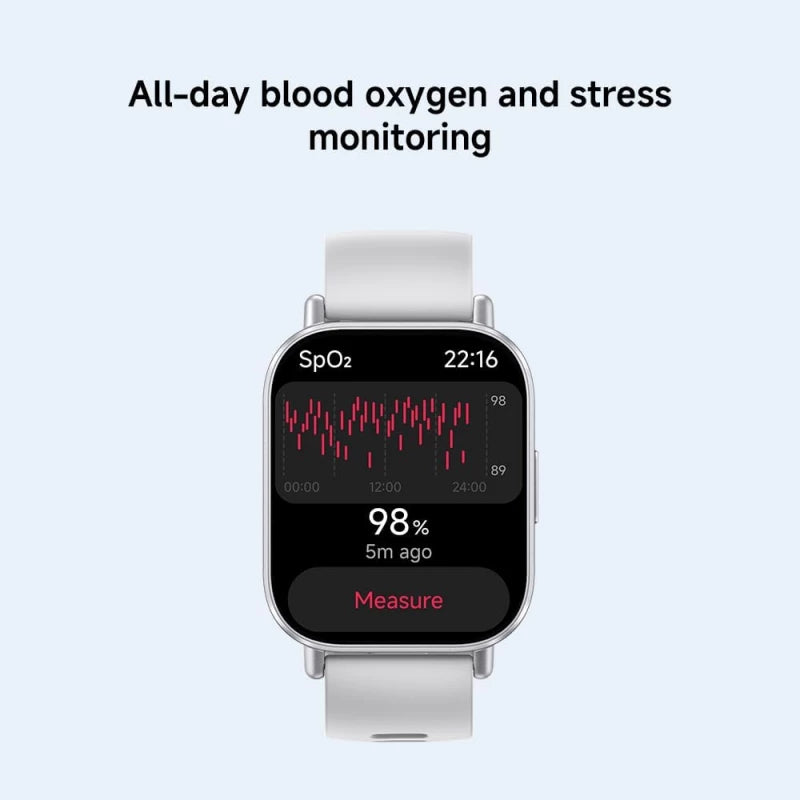 ساعة Redmi Watch 5 Active — شاشة كبيرة وتتبع للياقة والصحة ساعة Redmi Watch 5 Active — شاشة كبيرة وتتبع للياقة والصحة