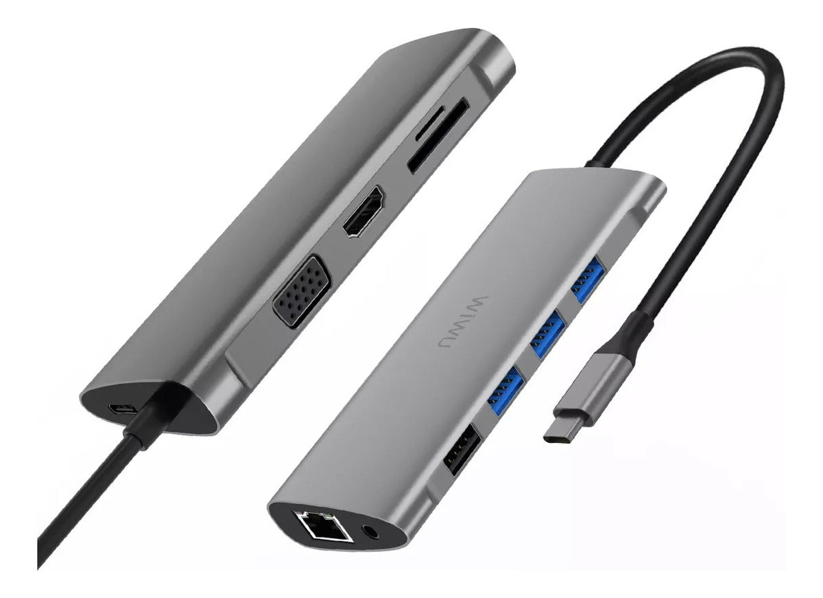 موزع USB-C WIWU Alpha 11 في 1 موزع USB-C WIWU Alpha 11 في 1