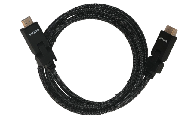 D-Link HCB-4AABLBRR-5 HDMI 2.0 Cable with 180 degree