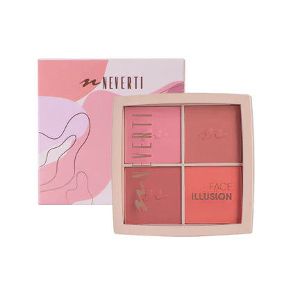 Neverti Face Illusion Palette 001 Multi-Finish Makeup