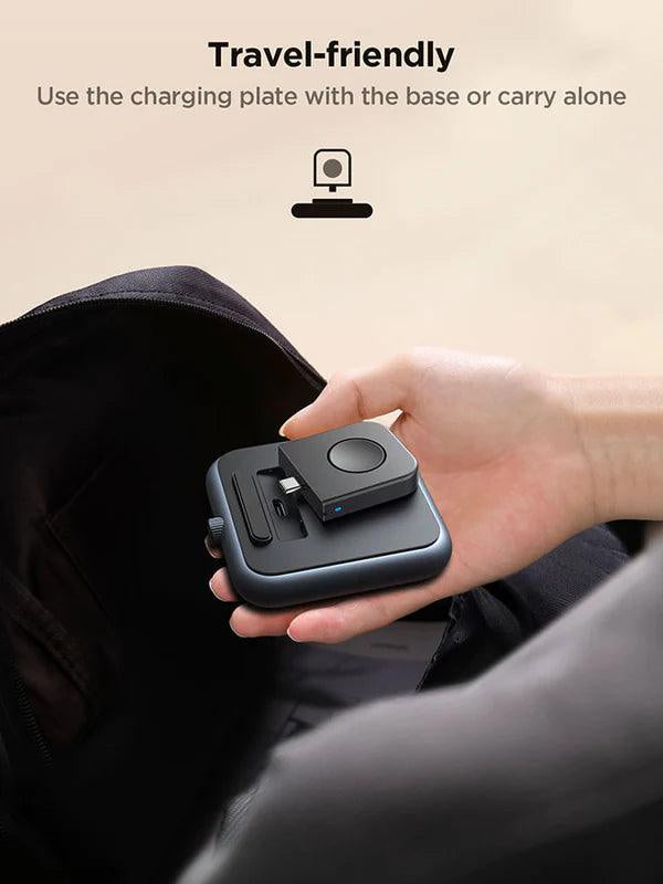 شاحن ساعة آبل (Apple Watch) اللاسلكي من جويروم (Joyroom) - كابل شحن مغناطيسي سريع وآمن شاحن ساعة آبل (Apple Watch) اللاسلكي من جويروم (Joyroom) - كابل شحن مغناطيسي سريع وآمن