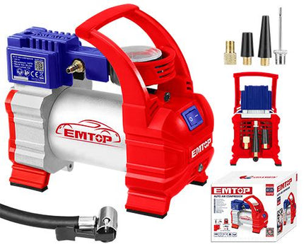 EMTOP Auto Air Compressor 140PSI 12V