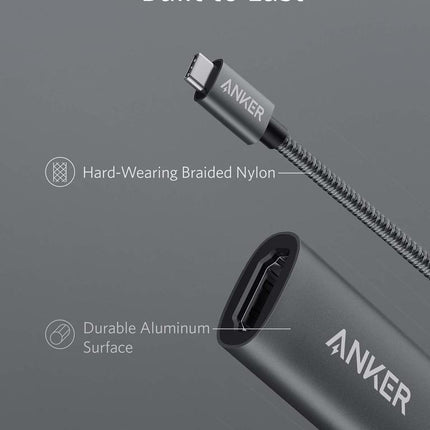 محوّل Anker 310 من USB-C إلى HDMI (بدقة 4K@60Hz) — PowerExpand+ HDMI
