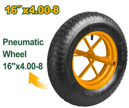  Jadever Pneumatic Wheel for Concrete Wheelbarrow