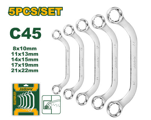  JADEVER Crescent Ring Wrench Set
