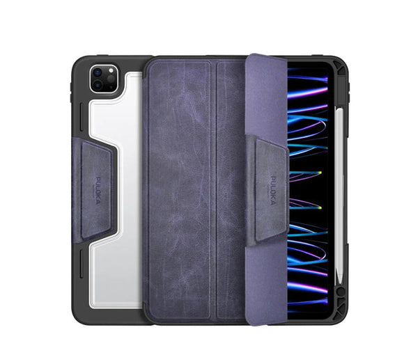 PULOKA Shield Series Magnetic Leather Case for iPad 10 (10.9