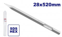 EMTOP Hex Pointed Chisel EMTOP Hex Pointed Chisel