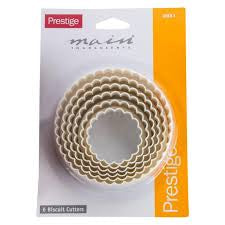 Prestige Round Shape Biscuit Cutter Set – 6 Pieces
