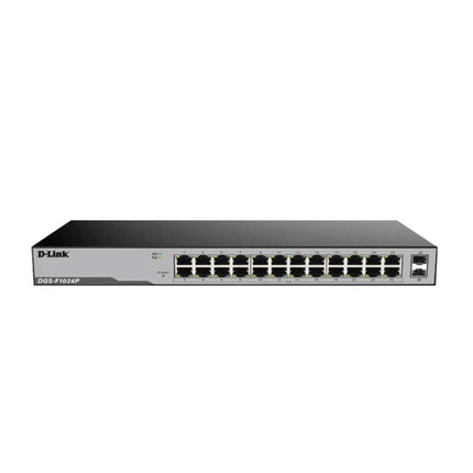 D-Link DGS-F1024P 24 Port Gigabit Unmanaged POE Swit