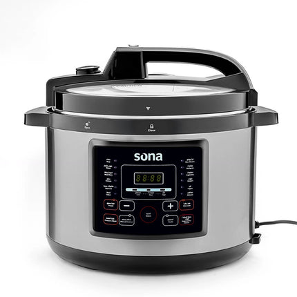 Sona Electric Pressure Cooker 1500 W 12  L with 14 cooking programs