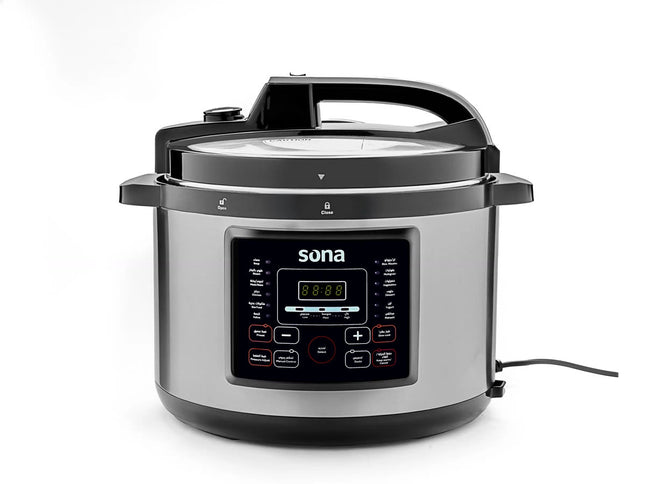 Sona Electric Pressure Cooker 1500 W 12  L with 14 cooking programs