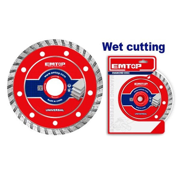 EMTOP Ultrathin Diamond Cutting Disc 180mm-230mm EMTOP Ultrathin Diamond Cutting Disc 180mm-230mm