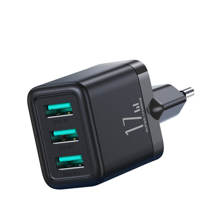 شاحن JR-TCN02 3.4A 3USB - أسود 
