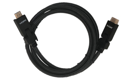 D-Link HCB-4AABLBRR-X HDMI 2.0 Cable with 180 degree