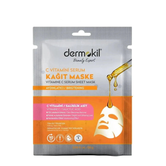 Vitamin C & Hyaluronic Acid Face Mask – 1 Minute Brightening Treatment
