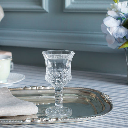 Audrey 4-Piece Footed Coffee Cup Set - Elegant Goblet