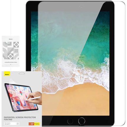 Baseus PaperFeel Series Screen Protector for iPad 9.7-inch - Paper-Like Texture for Writing and Drawing - Anti-Glare Matte Finish - High Touch Sensitivity - Scratch Resistant Protective Film