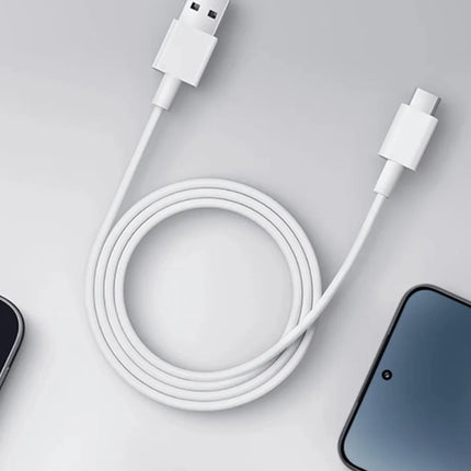 كابل شاومي (Xiaomi) الأصلي USB-A إلى USB-C بقدرة 3 أمبير - طول 1 متر للشحن السريع ونقل البيانات