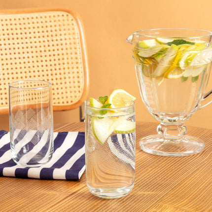 Musette White Rugs 4-Piece Beverage Glass Set