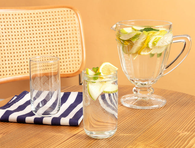 Musette White Rugs 4-Piece Beverage Glass Set