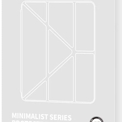 غطاء حماية باسوس من سلسلة مينيماليست (Baseus Minimalist) لجهاز آيباد برو 11 إنش (إصدارات 2018/2020/2021/2022) - مسند مغناطيسي قابل للطي - وظيفة النوم والاستيقاظ التلقائي - حماية متكاملة مع حامل للقلم