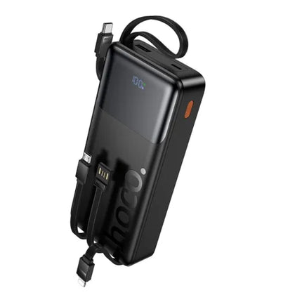 Founder 20000mAh Power Bank with 4 Built-In Cables