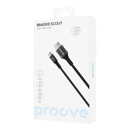Cable Proove Braided Scout Micro USB 2.4A (1m)