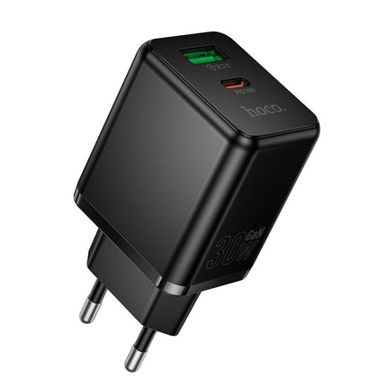 Hoco C157A 30W PD Fast Charger with Dual USB Ports EU