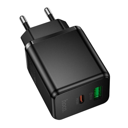 Hoco C157A 30W PD Fast Charger with Dual USB Ports EU