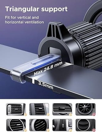 Ugreen MagSafe Air Vent Magnetic Car Mount - Black