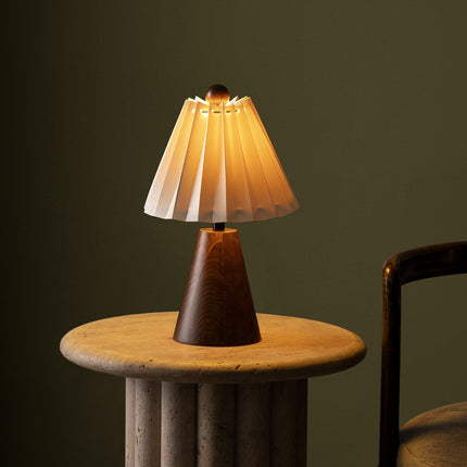 Charlotte Brown & Beige Lampshade for Modern Living Rooms