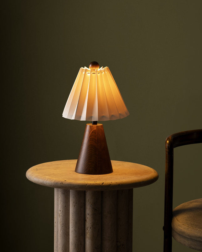 Charlotte Brown & Beige Lampshade for Modern Living Rooms