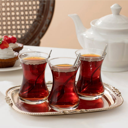 Madame Coco Lavem 6-Piece Glass Tea Set