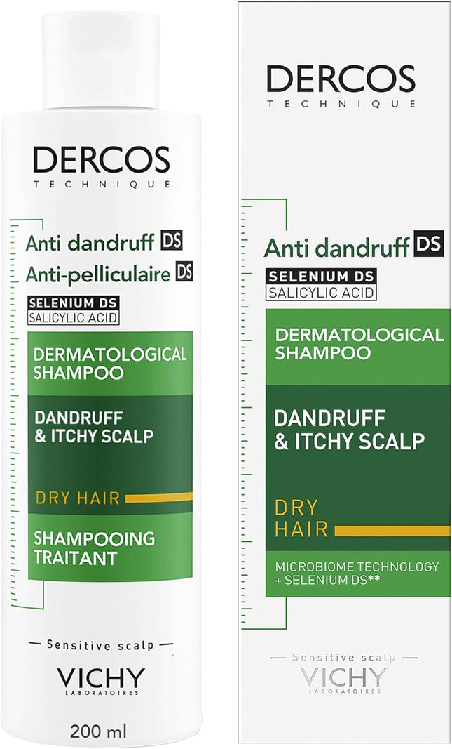 Vichy Dercos Anti-Dandruff Shampoo for Dry Hair 200ml
