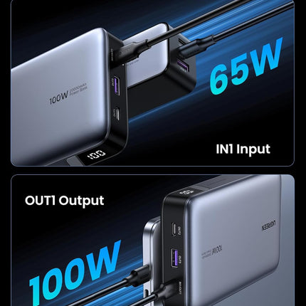 Ugreen 100W Power Bank 20000mAh Fast Charging PB567