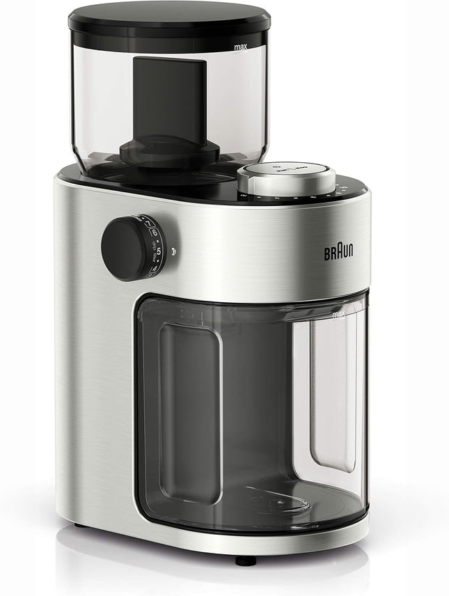 Braun Coffee Grinder 15 Settings 220g Silver