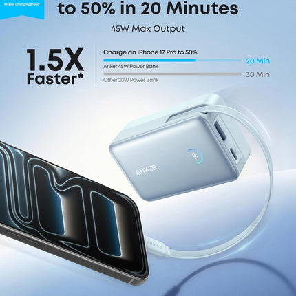 Anker Smart Shield 10,000mAh Magnetic Power Bank