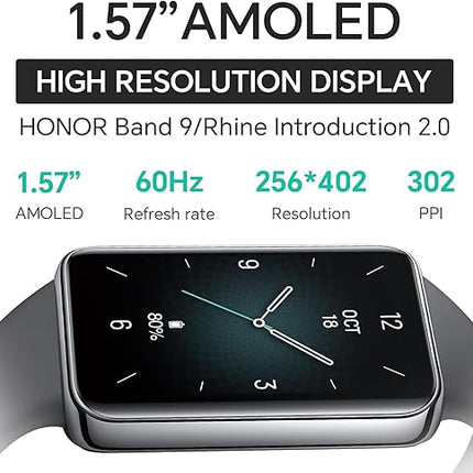سوار HONOR Band 9 — سوار ذكي بشاشة AMOLED وتتبع صحي كامل