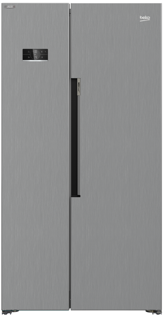 ثلاجة بيكو (Beko) جنباً إلى جنب موديل GN164020XP - عرض 91 سم مع تبريد مزدوج