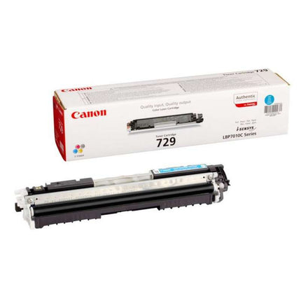Canon 729 Genuine Toner Cartridge - Choose Color: Cyan - Crisp Laser Printing - Compatible with i-SENSYS LBP7010C and LBP7018C