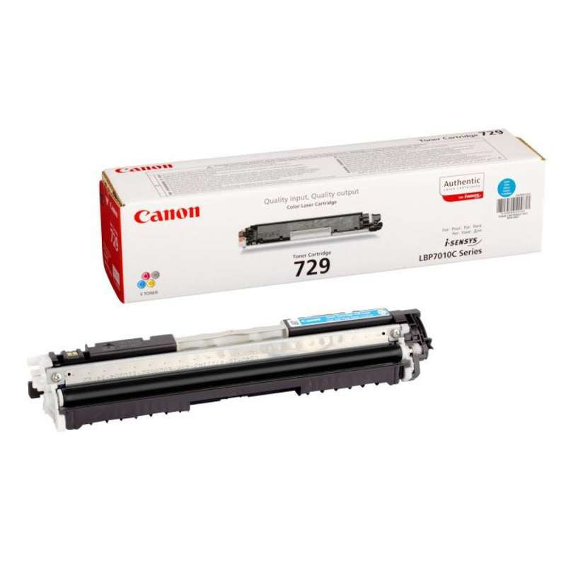 خرطوشة تونر كانون (Canon) أصلية موديل 729 - اختر اللون: أزرق - طباعة ليزر دقيقة - متوافقة مع سلسلة i-SENSYS LBP7010C و LBP7018C خرطوشة تونر كانون (Canon) أصلية موديل 729 - اختر اللون: أزرق - طباعة ليزر دقيقة - متوافقة مع سلسلة i-SENSYS LBP7010C و LBP7018C