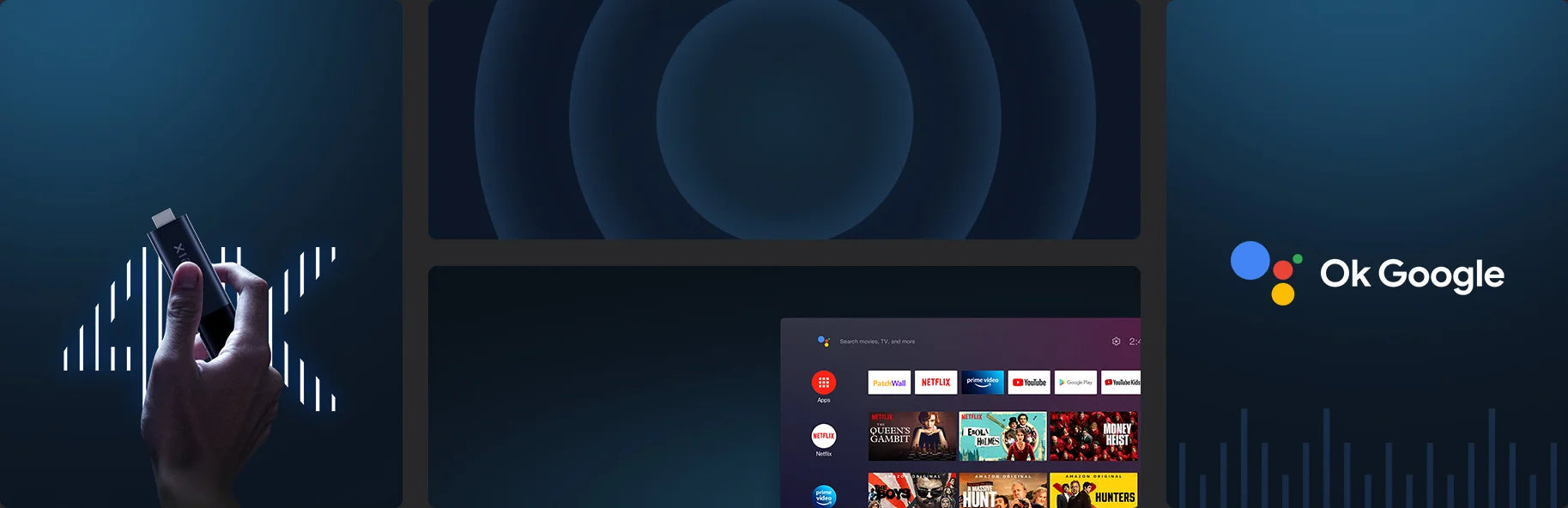 شاومي TV Stick 4K — بث ذكي بدقة 4K مع Android TV شاومي TV Stick 4K — بث ذكي بدقة 4K مع Android TV