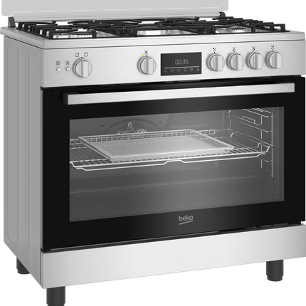 10.10.33.0021BekoBGGR 11225 GXA: Freestanding Cooker (Fan-assisted Gas, 90 cm)