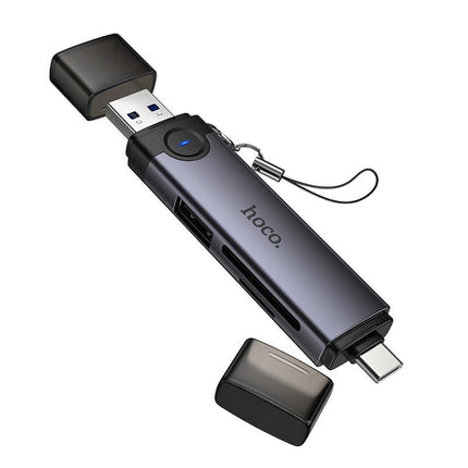 HOCO HB56 Victory 3-in-1 USB Type-C Card Reader