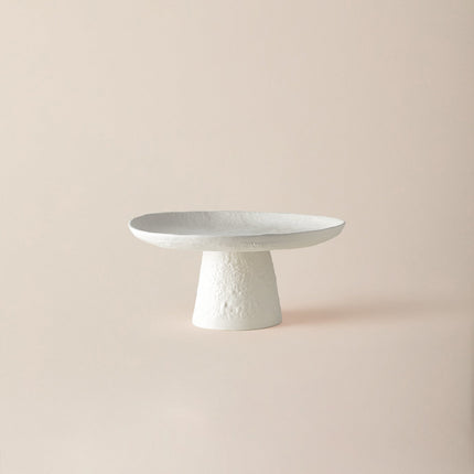 Genre Bowl - White Aluminum Decorative Fruit Bowl 30.5cm